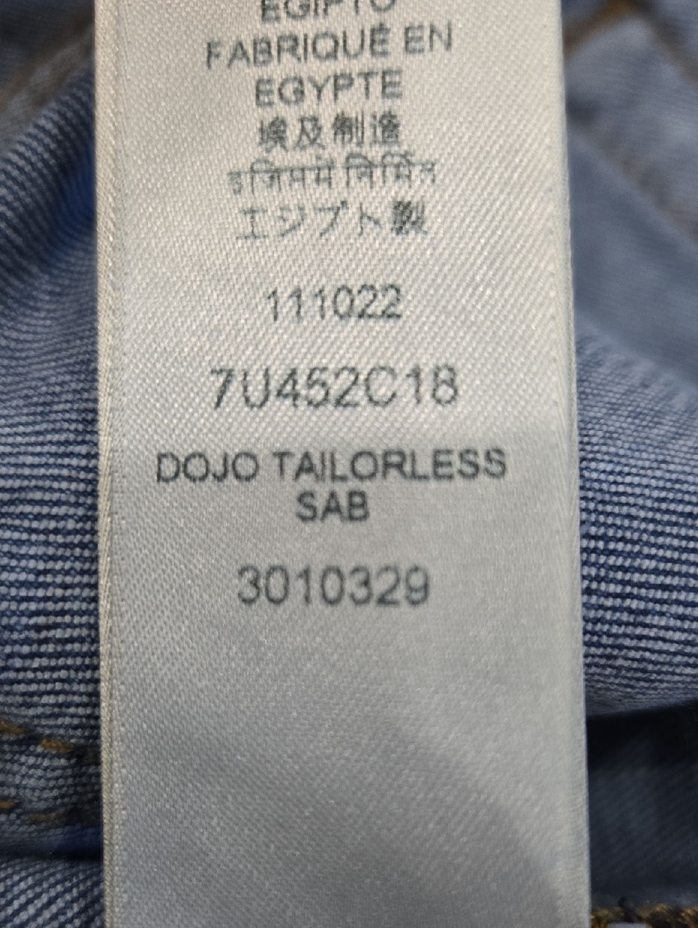 7 For All Mankind Tailorless Dojo Jeans Size 30 Sapphire Blue Wash - Picture 7 of 9